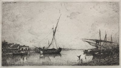 マルティークの運河 作： Adolphe Appian