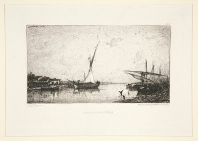 マルチーグの運河 作： Adolphe Appian