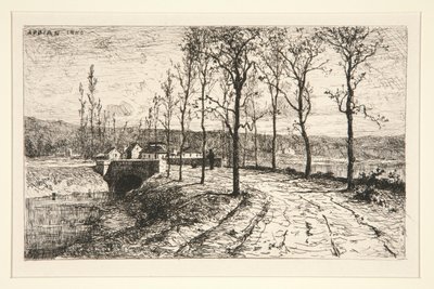村の入り口 作： Adolphe Appian