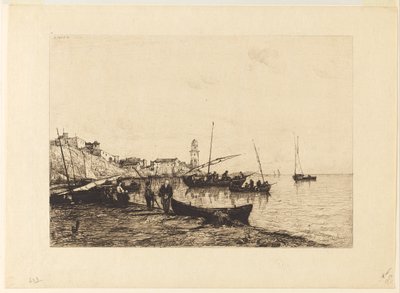 サンレモ港 作： Adolphe Appian