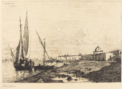 サンレモ港 作： Adolphe Appian
