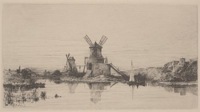 お土産、1863年頃（エッチング） 作： Adolphe Appian