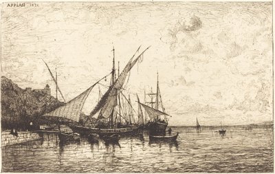 モナコ港 作： Adolphe Appian