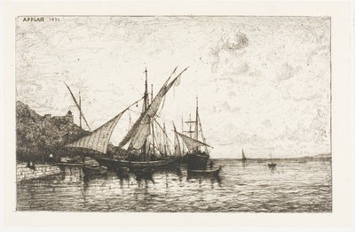 モナコ港 作： Adolphe Appian