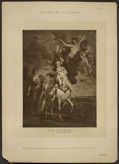 [ルーベンによるジュリエの捕獲、ルーヴル美術館蔵]。 作： Adolphe Braun