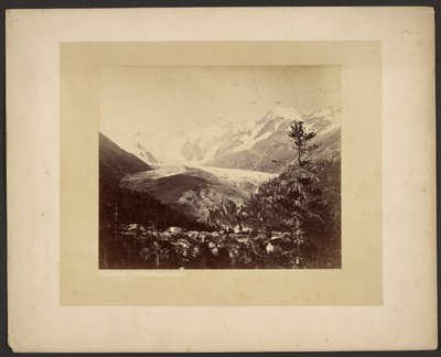 モルタラッチ氷河 作： Adolphe Braun