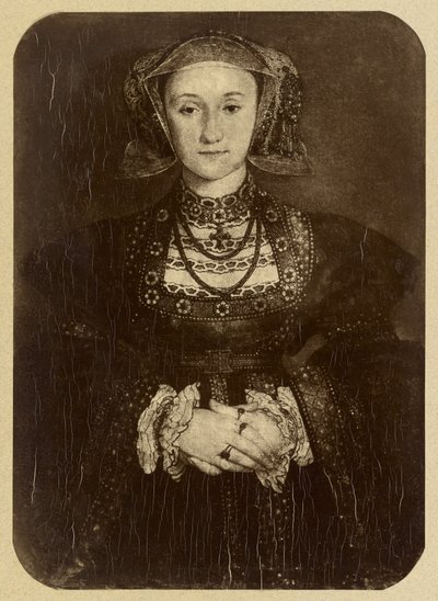 [ハンス・ホルバイン作『ヘンリー8世の妻』、ルーヴル美術館所蔵] 作： Adolphe Braun