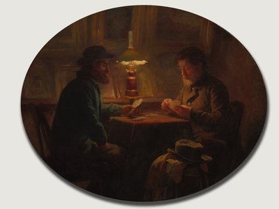 ル・ペール・マルタン」でのカードゲーム 作： Adolphe Felix Cals