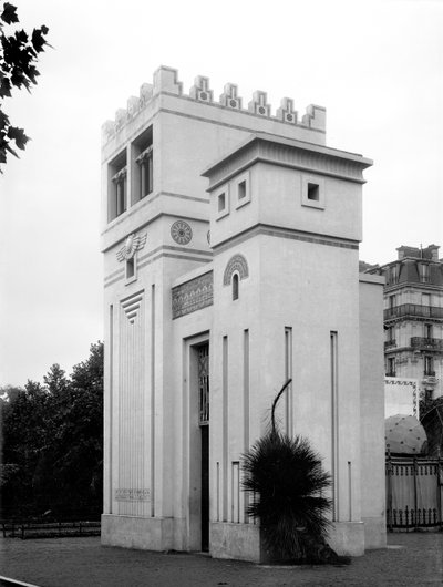 アッシリアの家、万国博覧会、パリ、1889 作： Adolphe Giraudon