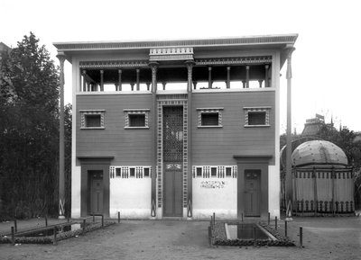 エジプシャンハウス、万国博覧会、パリ、1889年 作： Adolphe Giraudon