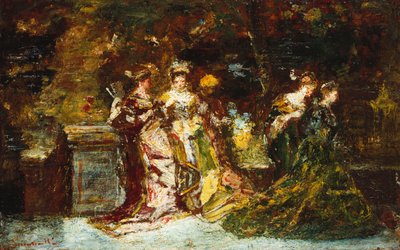 フェテガランテ、1870年頃 作： Adolphe Joseph Thomas Monticelli