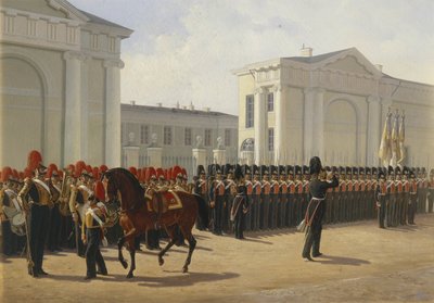 ライプガードイズマイロボ連隊、1846年 作： Adolphe Ladurner
