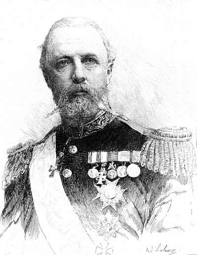 オスカール2世（1829～1907）スウェーデン・ノルウェー王 作： Adolphe Lalauze