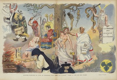ル・リールのイラスト 作： Adolphe Leon Willette