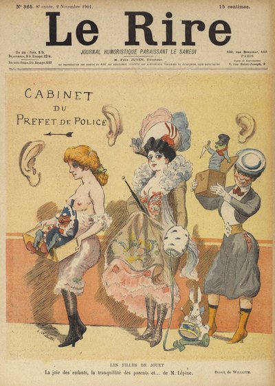ル・リールのイラスト 作： Adolphe Leon Willette