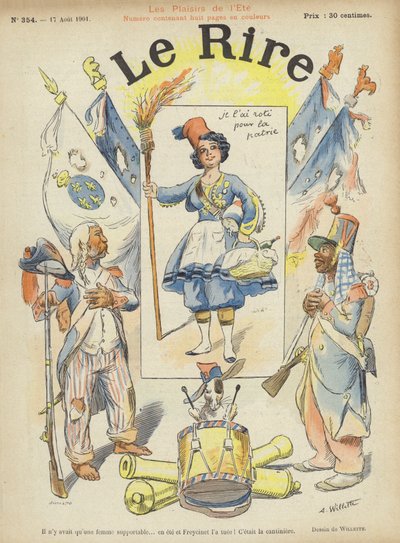 ル・リールのイラスト 作： Adolphe Leon Willette