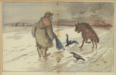 ル・リールのイラスト 作： Adolphe Leon Willette