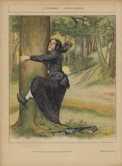 ル・リールのイラスト 作： Adolphe Leon Willette