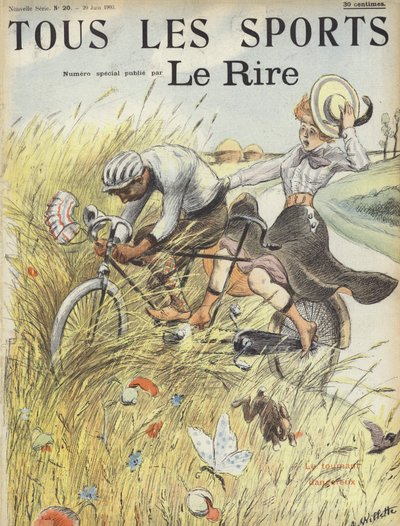 ル・リールのイラスト 作： Adolphe Leon Willette