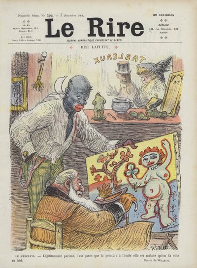 ル・リールのイラスト 作： Adolphe Leon Willette
