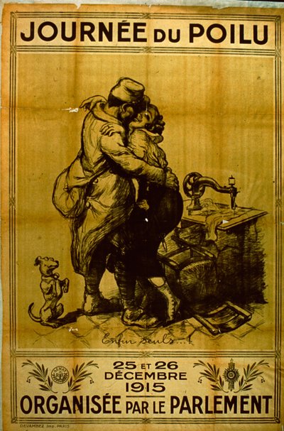 "Journee Du Poilu" 作： Adolphe Leon Willette