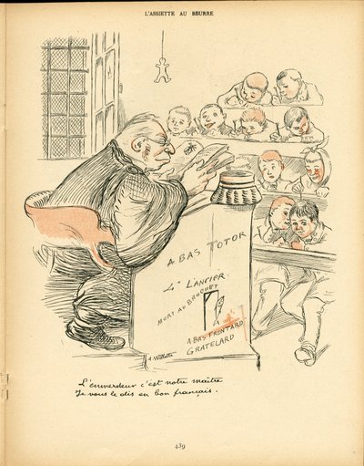 The Butter Plate, Colourful Satire 作： Adolphe Leon Willette