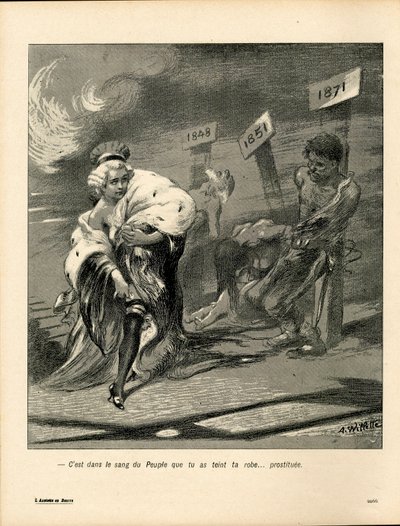 The Butter Plate, number 123, Satirical in Colour 作： Adolphe Leon Willette