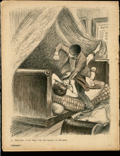 The Butter Plate, number 90, Colourful Satire 作： Adolphe Leon Willette