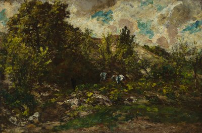 秋、c。 1867-1869。 作： Adolphe Joseph Thomas Monticelli