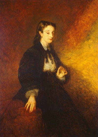 マダム・カーン、1869年。 作： Adolphe Monticelli