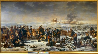 プロイセンとポーランドのキャンペーン（1806-1807） 「エイヤウの戦場でのナポレオン1世（1769-1821）1807年9月2日」 アドルフ・ローエン（1780-1867）の絵画 1807年 ボワシー・サン・レジェール。グロボア城 作： Adolphe Roehn