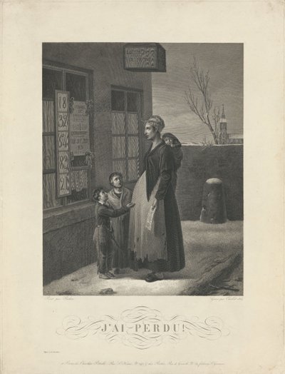 Jai Perdu！、1824 作： Adolphe Roehn