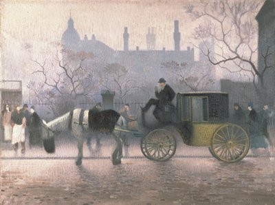 マンチェスター、オール・セインツのオールド・キャブ 作： Adolphe Valette