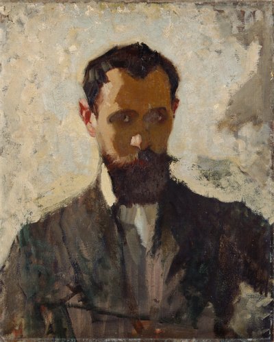 自画像習作 1912年頃 油彩・キャンバス 作： Adolphe Valette