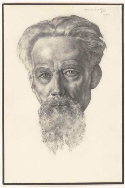 ハン・ファン・デル・コップによる男性の肖像画の複製写真 作： Adriaan Bijl