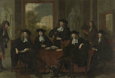 1683年、アムステルダムのCollegium Medicumの教育長 作： Adriaen Backer