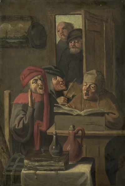 ミュージカルカンパニー 作： Adriaen Brouwer (manner of)