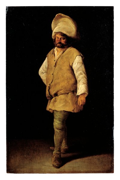 ポーター（パネルに油彩） 作： Adriaen Brouwer