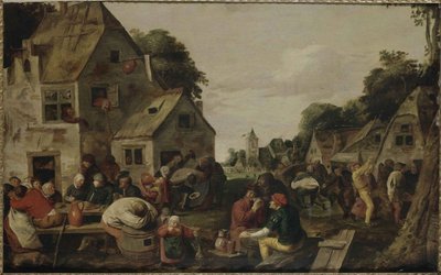 ケルメッセ。 作： Adriaen Brouwer