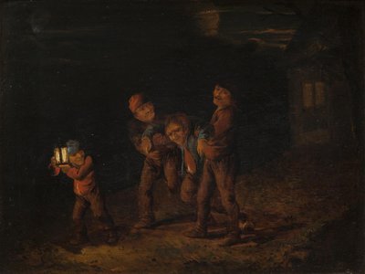 酔っぱらいの家を見る 作： Adriaen Brouwer
