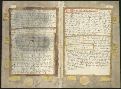 Adriaen CoenenのVisboeck - KB 78 E 54 - フォリオ150v（左）と151r（右）。 作： Adriaen Coenen