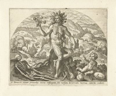 土壌 The Four Elements (シリーズタイトル) 作： Adriaen Collaert
