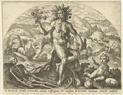 土 The Four Elements (シリーズタイトル) 作： Adriaen Collaert