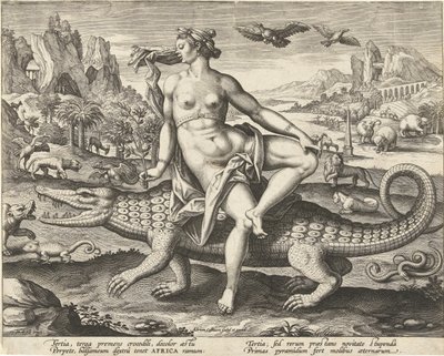アフリカ 四大陸 (シリーズタイトル) 作： Adriaen Collaert