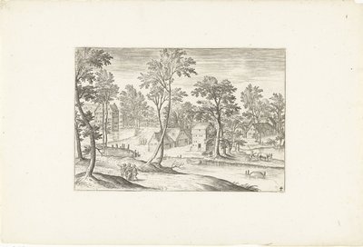 エマオの晩餐のある風景 アントワープ周辺の風景（連載タイトル） 作： Adriaen Collaert
