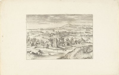 農家のある風景 アントワープ周辺の風景（連載タイトル） 作： Adriaen Collaert