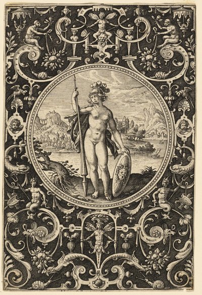 ミネルバ 作： Adriaen Collaert