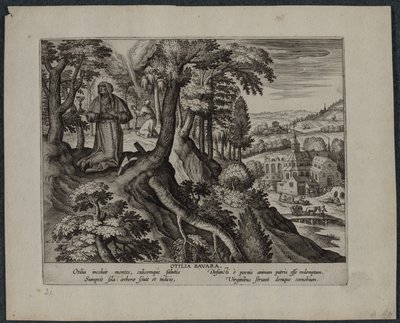 オティリア・バイエルン 作： Adriaen Collaert