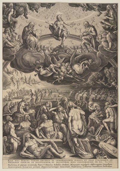 最後の審判 作： Adriaen Collaert