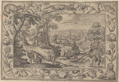 使徒たちの送り出し、約。 1584年。 作： Adriaen Collaert
